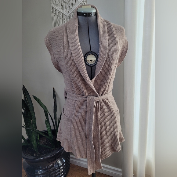 GAP knit self tie vest size S - Picture 3 of 8